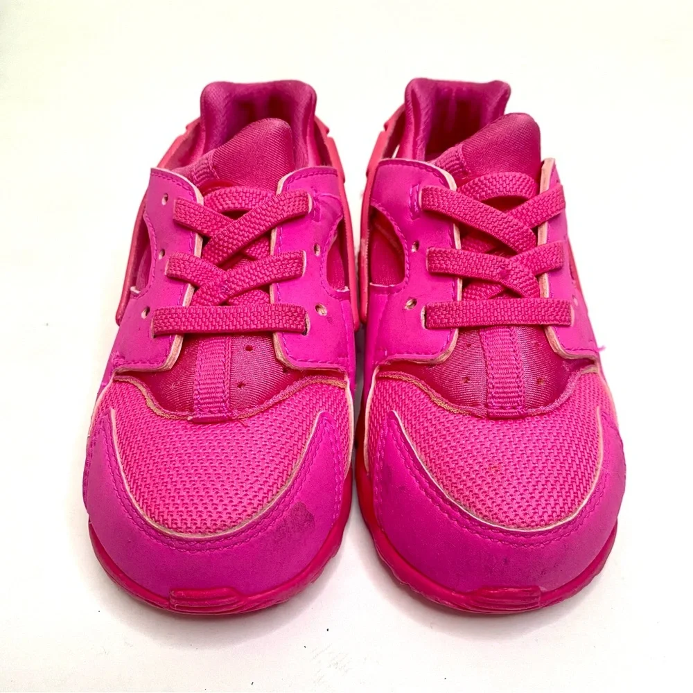 NIKE Baby/Toddler Huarache Run Sneaker Sz 7C Laser Fuchsia